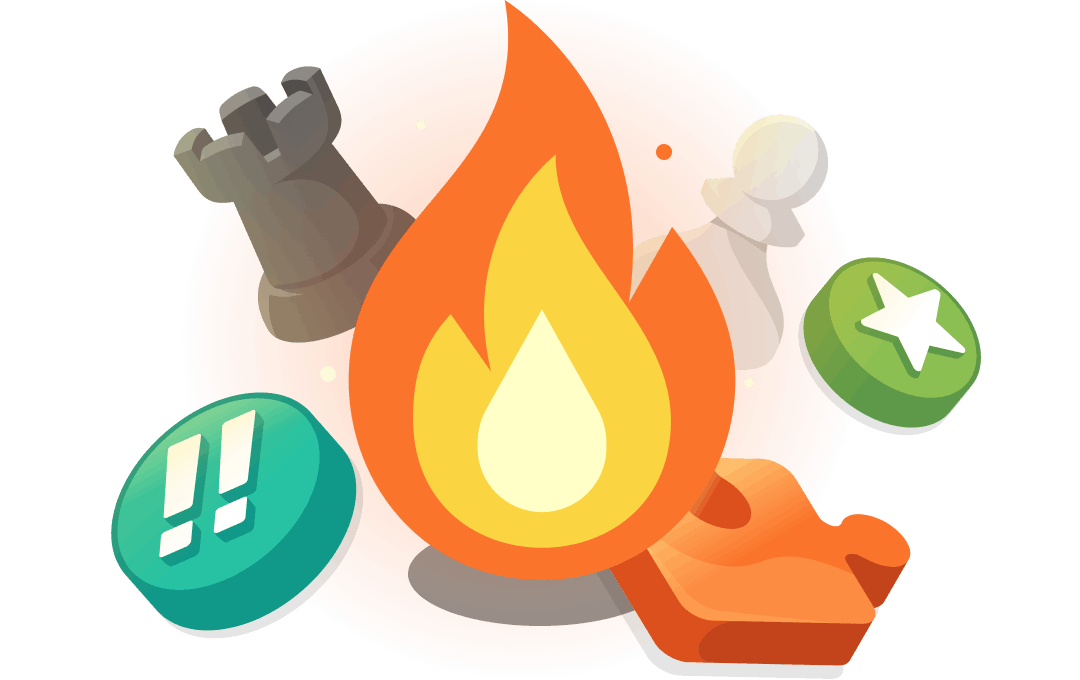 Streak fire illustration
